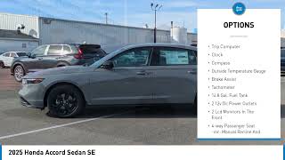 2025 Honda Accord Sedan Findlay Kenton Carey Upper Sandusky Bowling Green OH HC250291 [upl. by Maice179]