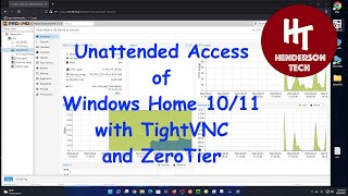 Unattended Remote Access In Windows Home Edition using TightVNC and ZeroTier or Tailscale [upl. by Jens]