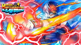 TODOROKI IS OP IN HEROES BATTLEGROUNDS [upl. by Rednal]