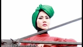 How to Wear Satin Square Hijab  Turban Hijab Tutorial Inspired by Indah Nada  Part 36 [upl. by Way]