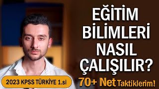 Eğitim Bilimlerinde 43 Netten 725 Nete Nasıl Çıktım Hoca ve Kaynak Önerisi Stratejilerim [upl. by Lorrayne]