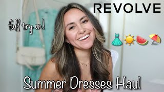 Summer Dresses 2023  Revolve Try On Haul [upl. by Felder]