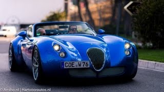 Stunning Blue Wiesmann GT MF5  DMC 430 Scuderia amp Gallardo Sound  1080p HD [upl. by Nohsyt]