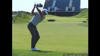 Charl Schwartzel golf swing  Long Iron downtheline July 2017 [upl. by Stephannie422]