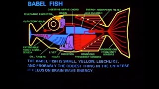 Babel Fish  The Oddest Thing In The Universe  The Hitchhikers Guide To The Galaxy  BBC [upl. by Annonyw]