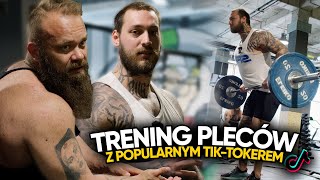 Trening pleców z POPULARNYM TIKTOKEREM 🔥  Michał Tybora x Michał Daniel [upl. by Legna]