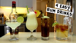 Four Easy Rum Drinks [upl. by Yoong]