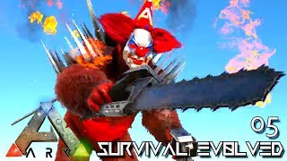 ARK SURVIVAL EVOLVED  BUFFOON GIGANTOPITHECUS   PRIMAL FEAR ISO CRYSTAL ISLES E05 [upl. by Nueovas]