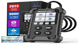 MUCAR CDL20 OBD2 Car Diagnostic Tools Free OBD 2 Code Reader Clear Review [upl. by Rocky]