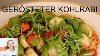 Gerösteter Kohlrabi auf Gersteneintopf mit Tomaten  Ruccola⎮nach Ottolenghi by Eva Birngruber⎮vegan [upl. by Cecil]