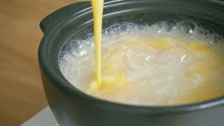 How to make mouthwatering porridge with eggs  wellbeing food [upl. by Schuh278]