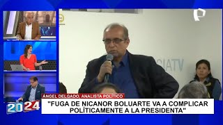 Ángel Delgado quotFuga de Nicanor complica políticamente a la presidenta Dina Boluartequot [upl. by Cooe919]