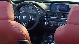 ► 2015 BMW M4 Convertible INTERIOR [upl. by Grannie826]