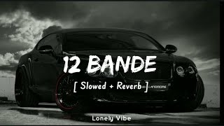 12 Bande  Slowed  Reverb   varinder brar song Use headphones 🎧🎧 [upl. by Leeke]