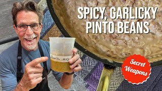 Rick Bayless Secret Weapons Spicy Garlicky Pintos [upl. by Amara]