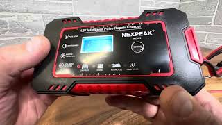 Nexpeak Car Battery Charger [upl. by Oinotnanauj104]