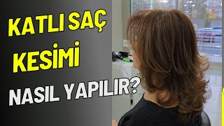 Serkan Karayılan Kuaför Canlı Yayını Katlı Saç Kesimi Tasarımı Nasıl Yapılır [upl. by Nitsu]