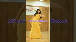 FariaAbdullah devRa movie song chittimulle song dance shorts [upl. by Aicela]