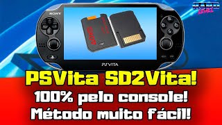 PSVITA COMO USAR O SD2VITA DE FORMA FACIL 100 PELO CONSOLE ESPAÃ‡O PARA SEUS JOGOS APENAS 365 [upl. by Anatnas504]