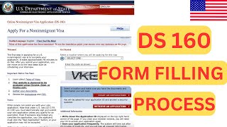 HOW TO FILL DS 160 FORM FOR USA VISA  Visa Application Step by Step [upl. by Enair]