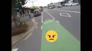 Hamilton City Cycling Fairfield shops Less careful driving [upl. by Nancey]