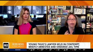 Meghann Cuniff Discusses Young Thugs Lawyer Brian Steel LIVE on CBS Chicago [upl. by Lennon575]