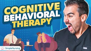 Cognitive Behavioral Therapy CBT Nursing  Strategies NCLEX Tips RN PN [upl. by Carolle]