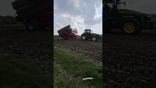 From stubble to planting  Thurlow Farms Quadtrac johndeere horsch farming agriculture tractor [upl. by Crowley420]