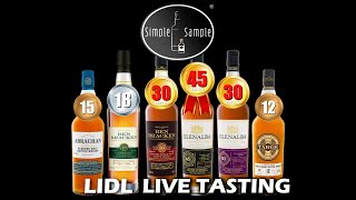 LIDL Whisky LiveTasting 1  Simple Sample [upl. by Alphonsa462]