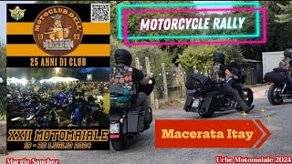 Raduno Motomaiale Urbe Marche Italy 2024 bikerslife [upl. by Vokay]