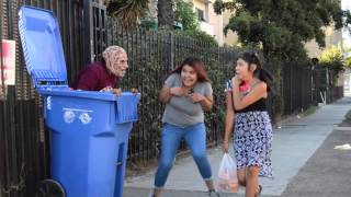 Trash Can Scare Prank [upl. by Edee903]