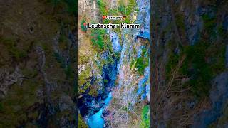 This is📍 Germany 🇩🇪 Leutascher Klamm  free Beautiful Gorge between Germany n Austria travel [upl. by Riha]