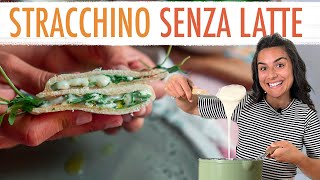 NON È STRACCHINO È meglio SENZA LATTE 100 vegetale  Elefanteveg [upl. by Chuch]