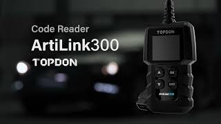 TOPDON artilink 300 auto scanner diagnostic code scanner [upl. by Napas]