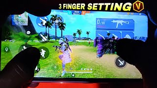 3 Finger Custom Hud Setting  Free Fire 3 Finger Settings  Free Fire Control Settings yt2yt [upl. by Asiilanna217]