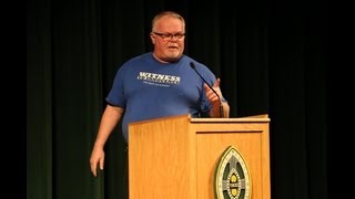 Kirk Bloodsworth speaks at Christ School [upl. by Friedman]