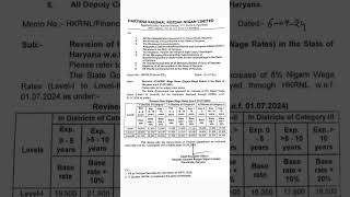 Hkrnl salary increase haryana kaushal rojgar mjobbox [upl. by Reggi]