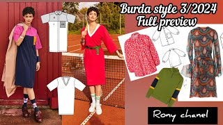 Burda style 32024 full preview 💖😍❤️ [upl. by Pirzada306]