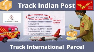 How to track speed post  Tracking international parcel  Indian post tracking  Info Enrichment [upl. by Yelhsa]