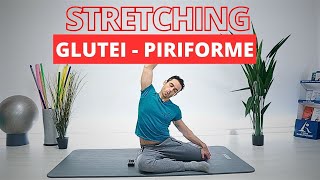 Esercizi di STRETCHING anca e bacino glutei piriforme adduttori Sessione completa [upl. by Ruhtua31]