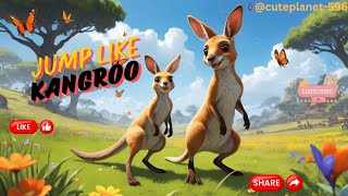 Jump Like a Kangaroo Song  Animal Action Songs [upl. by Auhso]