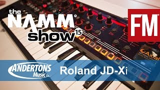 NAMM 2015  Roland JDXi Synthesizer [upl. by Wolfgram]