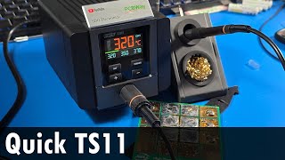 SDG 352 Quick TS11 Intelligent Soldering Station [upl. by Enelahs]