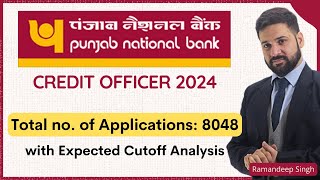 PNB SO Credit Officer 2024 Total Applications with Cutoff Analysis [upl. by Sanderson590]