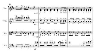 This is Me  from The greatest showman  String quartet Solo Violin sheet music [upl. by Neelehtak]