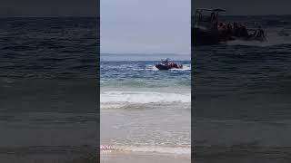 Boat Beaching Plettenberg Bay beach ocean sea [upl. by Nadabas]