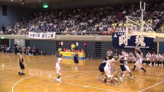 大阪学院大学vs能代工校2Q高校バスケ 2014インターハイ2回戦 [upl. by Las]