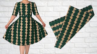 🧵 Sew a Gorgeous FitandFlare Dress  A Stunning Look for All Occasions 💃 [upl. by Rains]