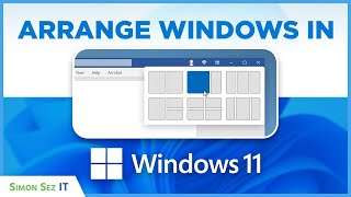 How to Arrange Windows and Multitask in Windows 11 [upl. by Iggie453]