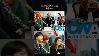 Jhope staring at interviewer girl 😎😉 pls like amp sub btsshorts shorts btsedits btsforever [upl. by Davison651]